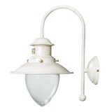 thumbnail of Lampada applique a muro style Vecchia Marina in fusione di ottone patinato in bianco invecchiato L30XPR22XH37 cm Made in Italy