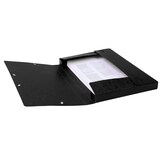 thumbnail of Exacompta 18516H 25x Archivbox Cartobox, flach geliefert, Rücken 25mm aus Colorspan-Karton, mit 3 Klappen und Gummizug, 25x33cm für DIN A4 - Schwarz