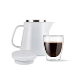 thumbnail of Tchibo Kaffeebereiter, Edelstahl-Permanentfilter, Keramik, Weiß