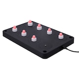 thumbnail of METRO PROFESSIONAL Mini LED lampen set van 12, Tilo Twist, kunststof, Ø 5.7 x 6.7 cm, dimbaar, afstandsbediening, meerkleurig