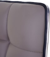thumbnail of 2er-Set Esszimmerstuhl HWC-C41, Stuhl Küchenstuhl, höhenverstellbar drehbar, Kunstleder FSC®-zertifiziert ~ taupe-grau