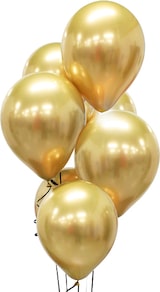 thumbnail of 7 glossy Luftballons gold