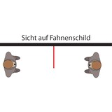 thumbnail of Rettungszeichen, Fahnen-/Nasenschild Erste Hilfe E003 - ASR A1.3 (DIN EN ISO 7010) - 200 x 200 x 1 mm Kunststoff