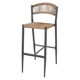 thumbnail of Bolero Eden PE Twist Rattan Outdoor Barhocker Natur (2 Stück)