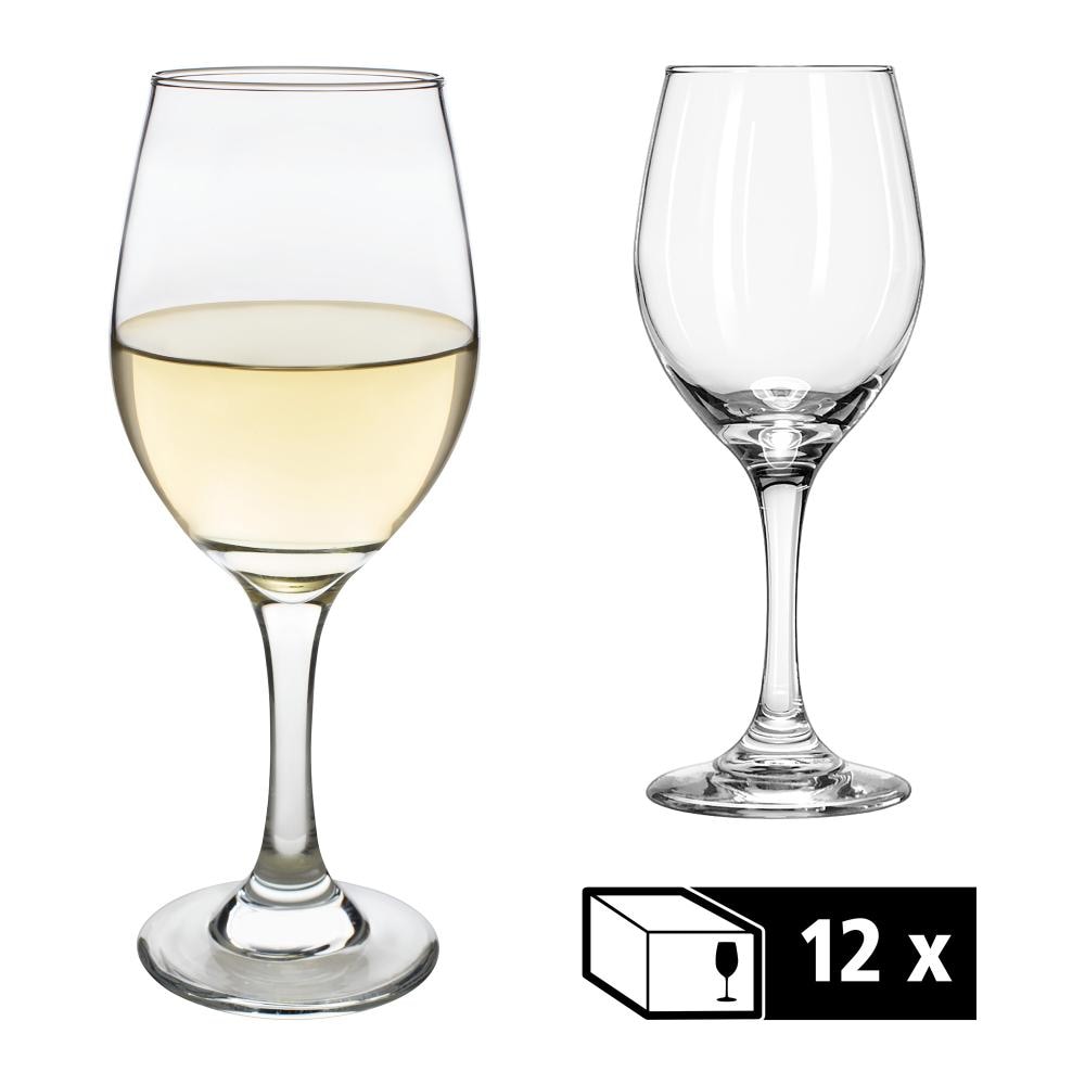 Libbey set van 12 wijnglazen -PERCEPTION- 325 ml, Ø 8 cm, H: 20 cm