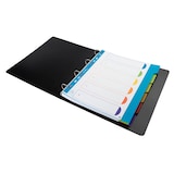 thumbnail of Exacompta - Réf. 3806E - Carton de 25 Intercalaires en PP rigide semi opaque Campus - page indexation imprimable  - 6 onglets neutres -  A4 Maxi