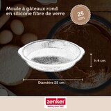thumbnail of Moule à manqué 25 cm Zenker Silicone fibre de verre