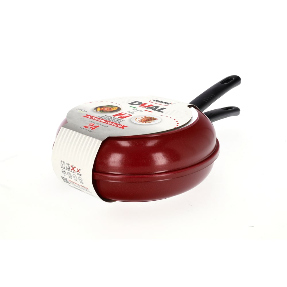 Mamù Fornetto alto ⌀ 24 cm made in Italy in alluminio antigraffio antiaderente