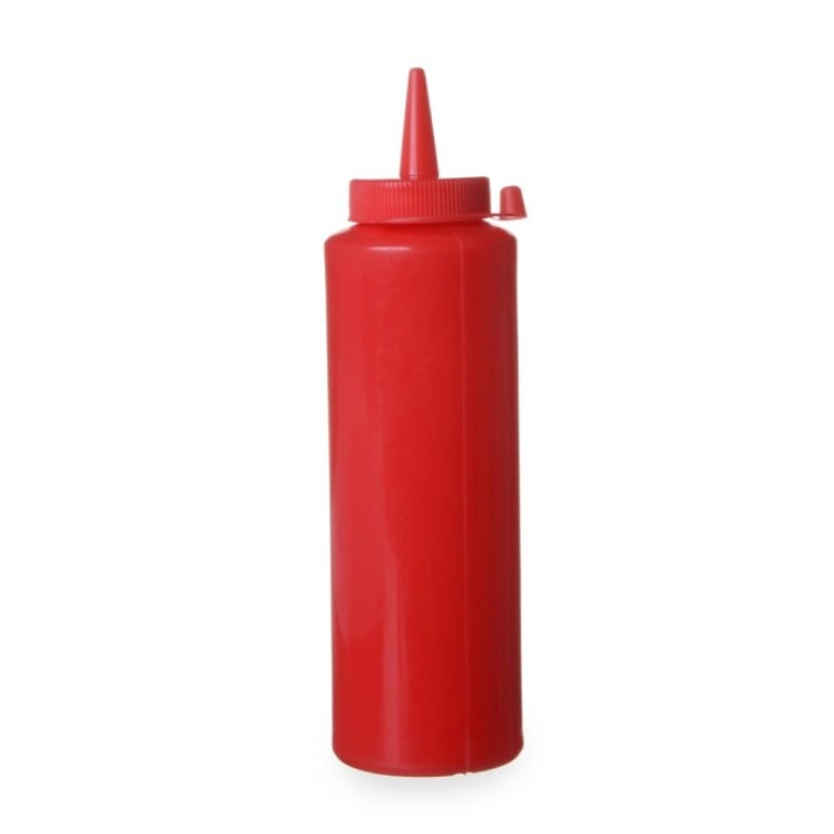 Botes dispensadores, HENDI, 0,2L, Rojo, ø50x(H)185mm