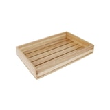 thumbnail of Lage houten serveerkrat | 350x230x50(h)mm
