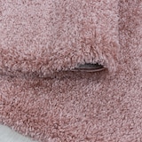 thumbnail of Teppich Waschbar Shaggy Uni Kuschelig Strapazierfähig Schlafzimmer Esszimmer Rosa 160x230 cm OEKO-TEX Gekettelt – SALZACH von Kadima Design