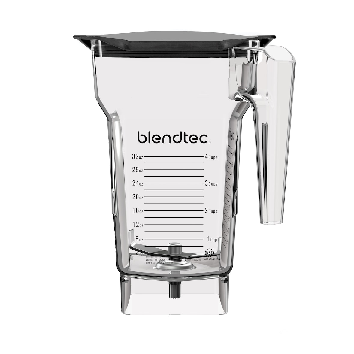 BLENDTEC - 40-609-61 - Jarra FOURSIDE de 1 litro con tapa plana blanda para batidora profesional Blendtec
