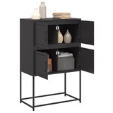 thumbnail of vidaXL Sideboard Schwarz 68,5x38,5x107 cm Stahl