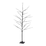 thumbnail of WellHome - Albero con 240 luci LED bianco caldo, alto 120 cm, in marrone