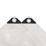 thumbnail of vidaXL Dekzeil 650 g/m² 1,5x20 m wit