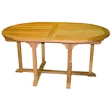 thumbnail of Premium XXL Teak Ausziehtisch oval Tisch Gartentisch Teakmöbel ausziehbar 220 cm