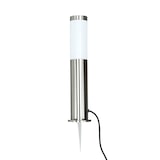 thumbnail of Licht-Erlebnisse Wegeleuchte Edelstahl Außenleuchte mit Kabel 5 m Stecker Erdspieß 45cm IP44 Pollerleuchte Hof Garten Weg, CX361-83-07