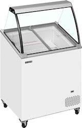 thumbnail of TEFCOLD Speiseeisvitrine IC201SCE+SO 176l Weiß