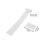 thumbnail of CombiCraft Schlaufenetiketten Laserdrucker, 250x25 mm, mit Abrissstreifen - 1000 Stück