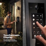 thumbnail of HD Video Türsprechanlage mit Touchscreen und RFID für 1 Familienhaus, 1x Monitor, Balter EVO HD Touch Schwarz