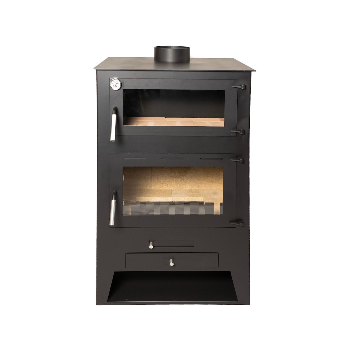 estufa de leña prensa stove 13 kw - w120 kalima