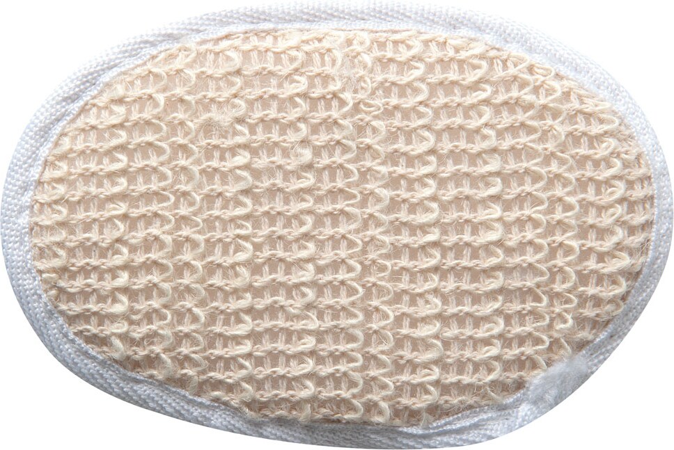 Luffa Schwamm aus Baumwolle/Hanf einzeln verpackt 25 Stück