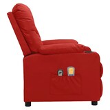 thumbnail of vidaXL Massagesessel Elektrisch Weinrot Kunstleder