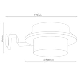 thumbnail of 6er-Set LED-Solar-Dachrinnenleuchte "MISTRA"