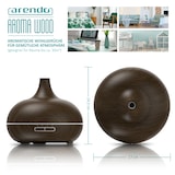 thumbnail of Arendo Luftbefeuchter, Aroma Diffuser in Holz Design mit LED, Diffusor, Timer Funktion, 7-Farben Wechsel, 300ml, Dunkelbraun