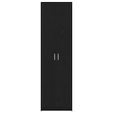 thumbnail of vidaXL Kleiderschrank Schwarz-Eiche 55x25x189 cm Holzwerkstoff