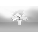 thumbnail of Foco de techo ETNA metal blanco 3x GU10 máx. 40W | LE70385