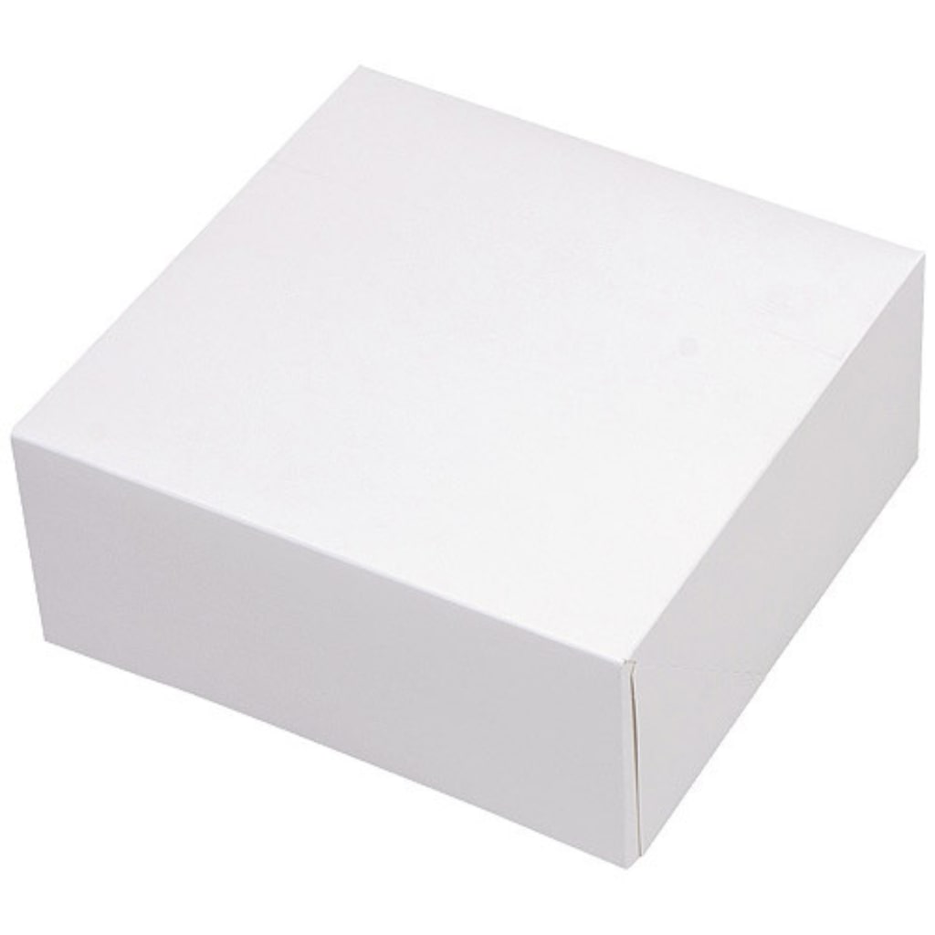 Firplast Boite pâtissière en carton blanche 18x8 cm