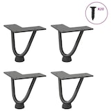thumbnail of Helloshop26 - Set mit 4 Haarnadelbeinen für Couchtische 10 cm modernes Design matte Oberfläche in anthrazitfarbenem Stahl 02_0056709