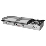 thumbnail of Plancha a gas 60+40 cromo duro con fogón Maiser