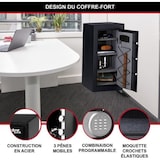 thumbnail of Master Lock Coffre-Fort Haute Sécurité Grande Capacité, Combinaison Électronique, 169 L, 95 x 55.1 x 50.2 cm MASTER LOCK