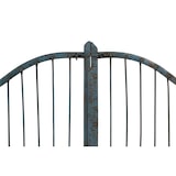 thumbnail of Biscottini Eingangstore 115x6x115 cm - Gartentor für den Außenbereich - Gartenzaun - Hellblaues Schmiedeeisentor