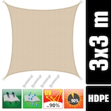 thumbnail of 3x3 Zonneluifel Waterdoorlatend - Vierkant Tuinluifel - Zonwering Patio Terras Balkon Bescherming