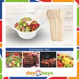 thumbnail of DayBays 40000 Stk. Holzgabel 16 cm Einweg Gabel aus Holz Geschmacks- und Geruchsneutral