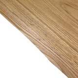 thumbnail of Ausziehbarer Tisch 90x200/250 cm Tabira entrindete Eiche mit anthrazitfarbenen Beinen