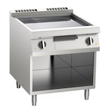 thumbnail of Gas-Grillplatte glatt aus Edelstahl 21kW mit 3 Heizzonen offener Unterbau