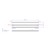 thumbnail of BACHMANN TOP FRAME Deckel 8-fach gestrahlt und eloxiert