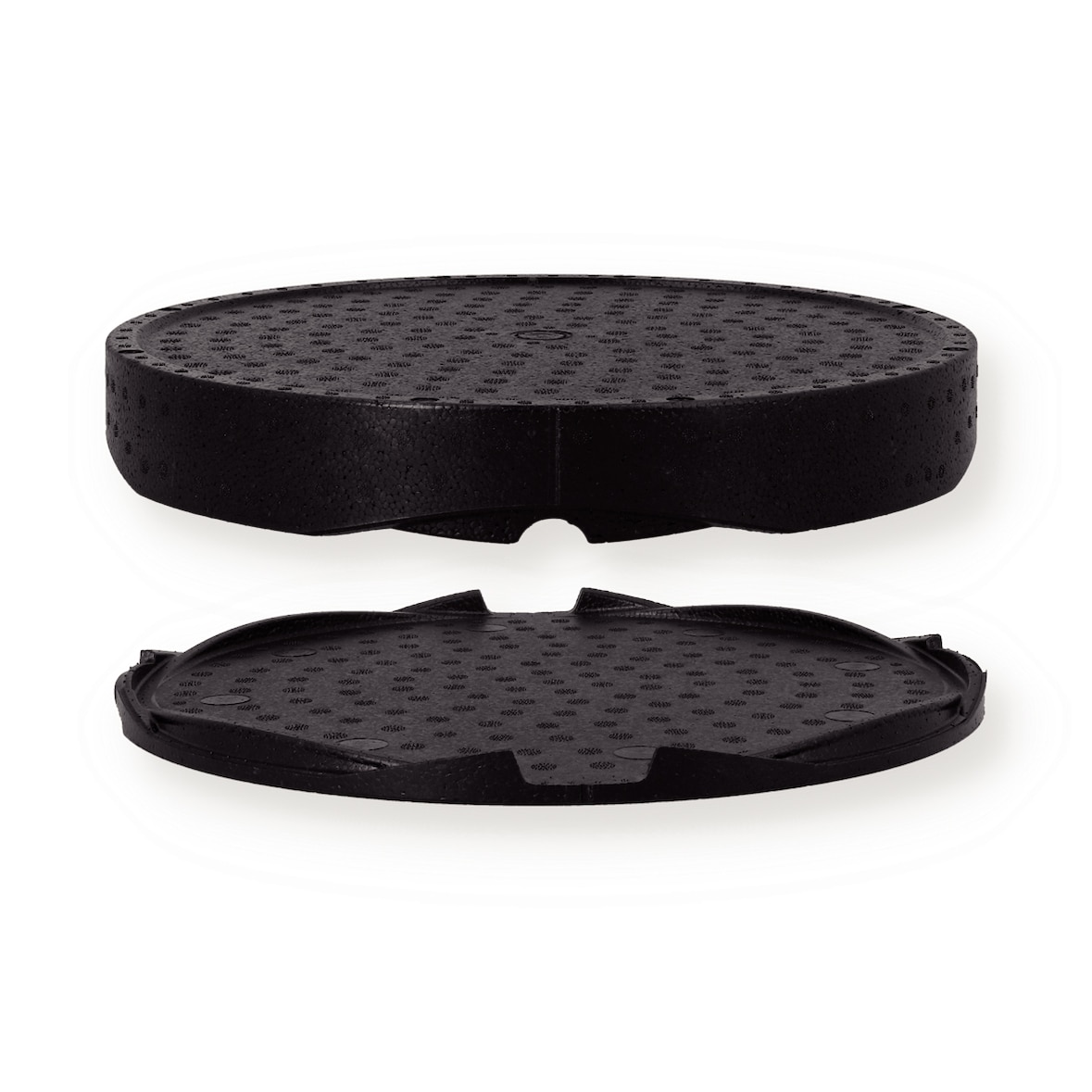 Nette 1 Pizzabox Mehrweg, schwarz, Durchmesser 32cm,  Pizzaboxen 2-teilig