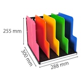 thumbnail of EXACOMPTA Trieur vertical ModuloTop + 5 intercalaires Iderama Noir/Arlequin