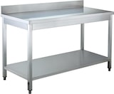 thumbnail of vaiotec werktafel met kast / 2 schuifdeuren & opstaande rand, 1200 x 600 mm