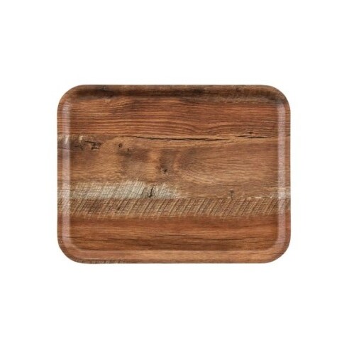 Cambro Madeira gelamineerd dienblad bruin eiken 43cm