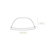 thumbnail of greenbox - rPET-Domdeckel Ø 90,5 mm, geschlossen, 1200 St.