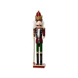 thumbnail of Nussknacker 38cm aus Holz mit Zepter König Figur 1 Stück