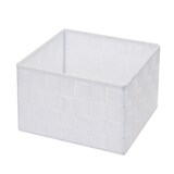 thumbnail of Décoshop26 - Panier de stockage panier décoration rangement accessoires salle de bain maquillage 12x19x19cm blanc 04_0003766
