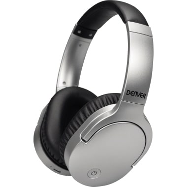 DENVER Kopfhörer BTN-207SILVER Over-Ear Bluetooth NR silber