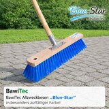 thumbnail of Blue-Star Besen Komplett SET 60 cm Breit mit blauen Borsten und stabilem Holzstiel Handfeger Kehrschaufel Stiel Straßenbesen